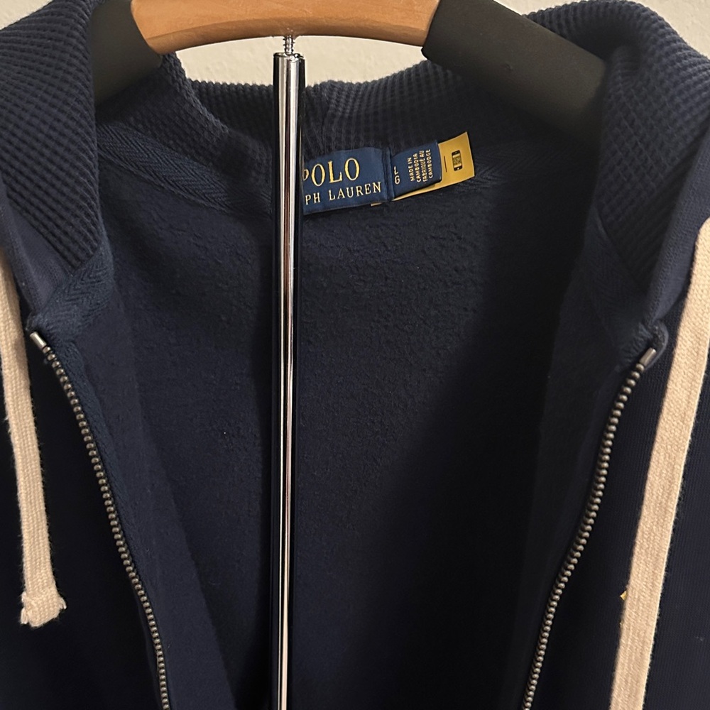 Polo by Ralph Lauren Dark Blue Zip-Up Hoodie